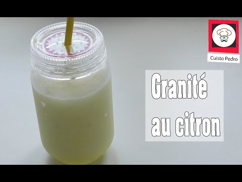 Recette granité citron Thermomix TM5