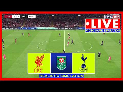 🔴LIVE: LIVERPOOL VS TOTTENHAM | EFL CUP 2026/2027 | MATCH TODAY PES 2021