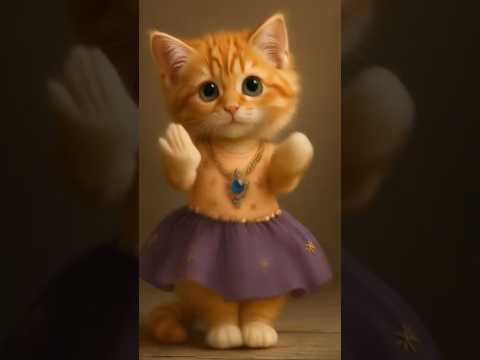 cute cat dance#catdanca#cutecat#cat#shorts