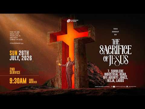 Sure Mercies | Pst. Sola Osunmakinde | 2nd Service | 26th July 2026