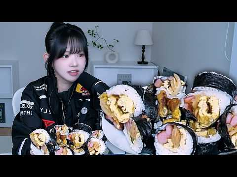 제가 만든 김밥 드실 <strong>분</strong>?