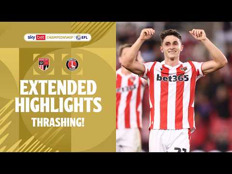 | Stoke <strong>City</strong> v Charlton Athletic <strong>Extended</strong> Highlights