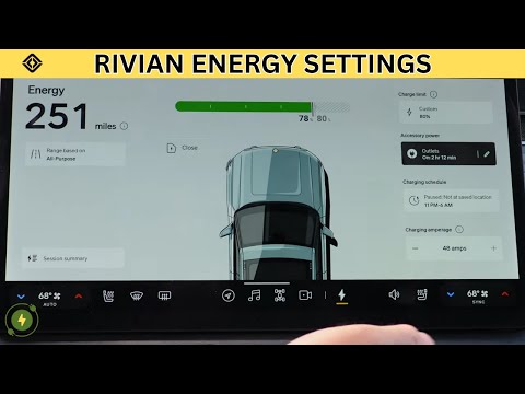 Rivian Energy Setting | Charge Limit & Charge Schedule Tutorial