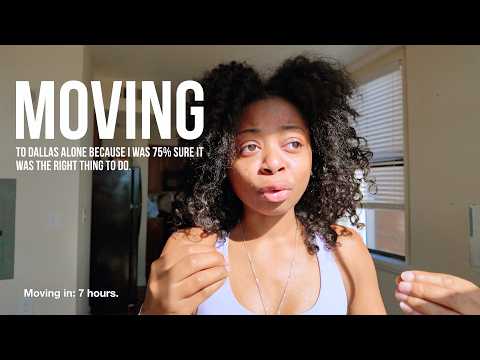 Moving Vlog | Moving across the country alone with 75% of a plan.