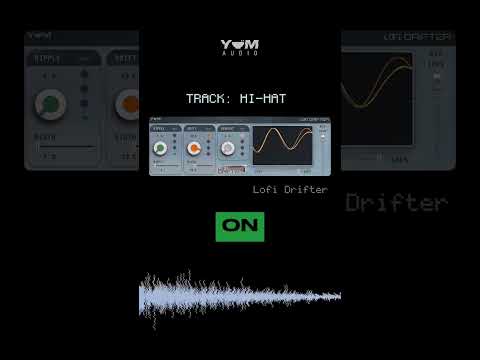 See how LoFi Drifter adds mesmerizing movement to HiHat drum loops! 🥁 Catch our A/B comparison and f