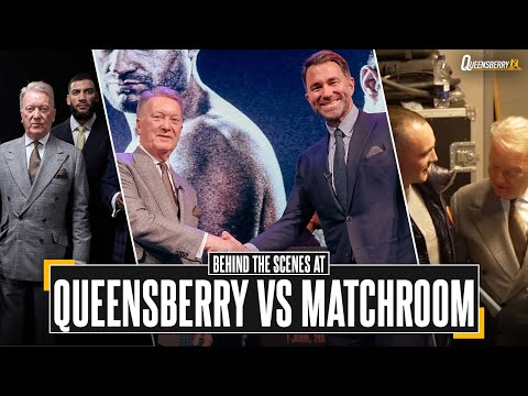 “go knock the f*****rs out! ” 😤 behind the scenes at queensberry vs matchroom 5v5 launch conference