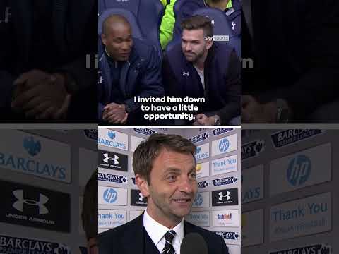 When Tim Sherwood picked a fan out of the crowd to be the manager 🤣