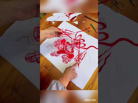 Paper-cutting—traditional yet bursting with creativity ✂️🧧