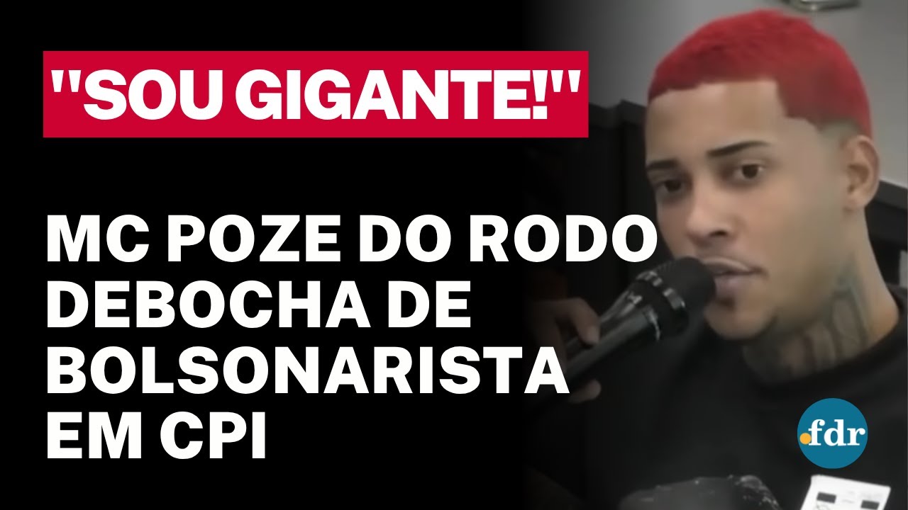 🔥 MC POZE DO RODO DEBOCHA de BOLSONARISTA em CPI e FICA EM SILÊNCIO Sou GIGANTE