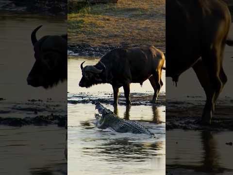 Crocodile Changes Its Mind at the Last Second 😱🤯 #shorts