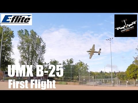 E-flite UMX B25 Mitchell: First Flight - UCKqpeIILaupg-SvrIstn-yA