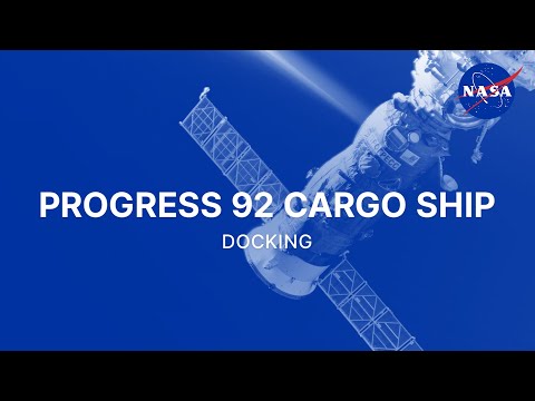 Progress 92 Cargo Ship Docking