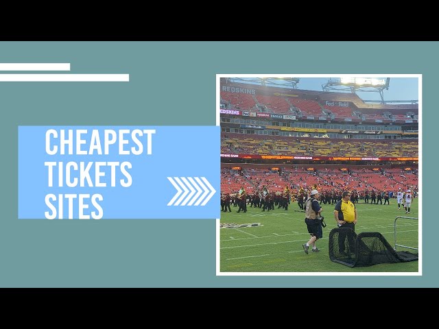What Is the Best Website to Buy Sports Tickets?