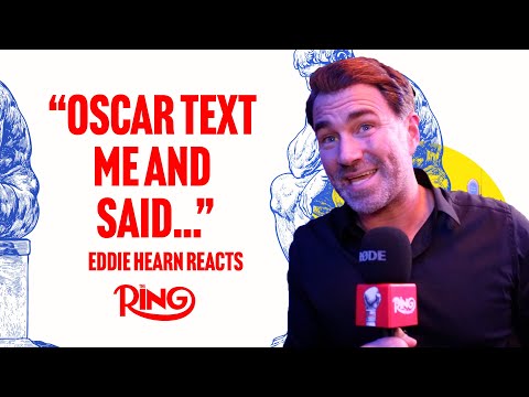 Eddie Hearn REVEALS Oscar De La Hoya Text After Jack Catterall Loss