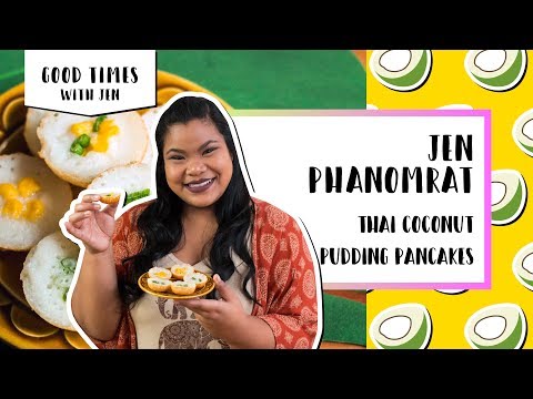 Thai Coconut Pudding Pancakes | Good Times with Jen