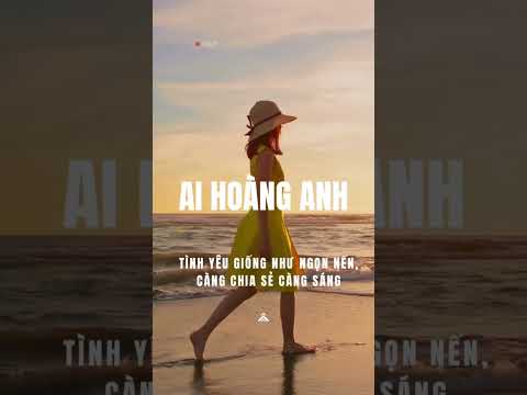 Tình yêu giống như ngọn nến, càng chia sẻ càng sáng.