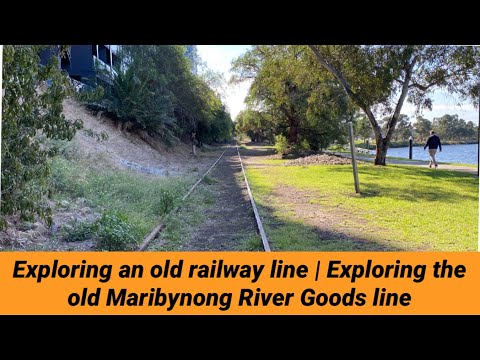 Exploring the old Maribyrnong River Goods line