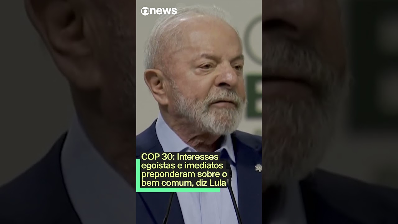 Interesses egoístas e imediatos preponderam sobre o bem comum diz Lula TV Online Interesses egoístas e imediatos preponderam sobre o bem comum diz Lula
