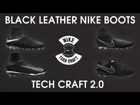 Tech Craft 2.0 Black Nike Leather Football Boots - UCs7sNio5rN3RvWuvKvc4Xtg