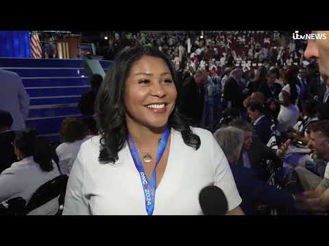 San Francisco mayor hails 'incredibly strong and talented' Harris for US president | ITV News