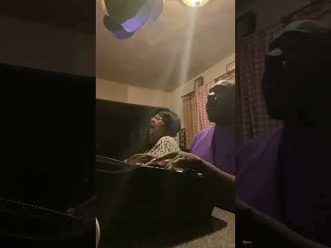 Singing with my cousin