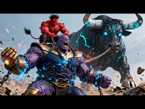 Red Hulk vs Thanos | Clash of Titans - Full movie