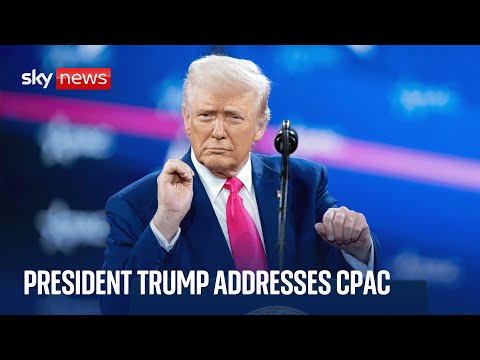 Watch President Trump's full speech at CPAC