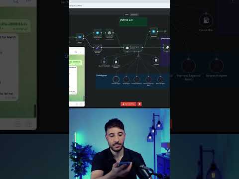 I built JARVIS from Iron Man with AI (NO CODE n8n tutorial) #n8n #ai #jarvis