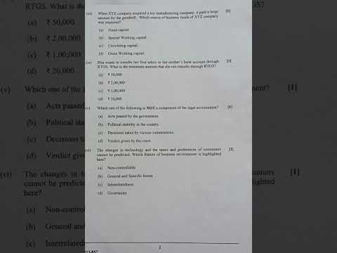 ISC Board 12th Commerce final Question Paper 22-23 #commerce #accountancy #isc