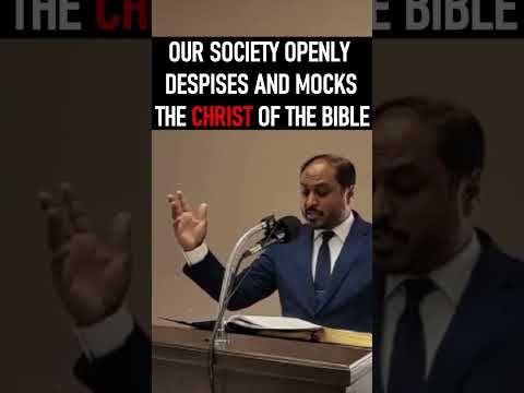 Our Society Openly Despises & Mocks the Christ of the Bible - Rev. Rom Prakashpalan Sermon #shorts