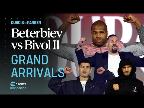 #TheLastCrescendo Grand Arrivals 🔥 Dubois vs Parker, Beterbiev vs Bivol 2 & MORE! 🏆