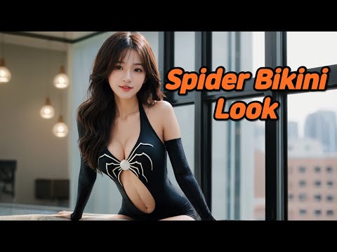 [AI Journey] Spider Bikini Look    #AIJourney #Spider #BikiniLook