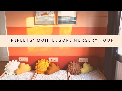 Triplet Montessori Nursery Room Tour