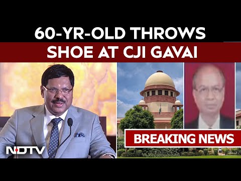 CJI Latest News | "Won't Affect Me": Man Throws Shoe At Chief Justice In Supreme Court