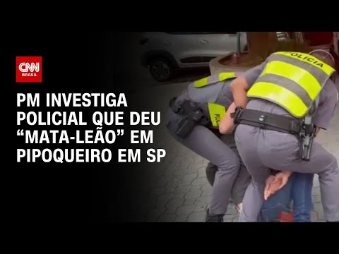 ​PM investiga policial que deu “mata-leão” em pipoqueiro em SP | CNN NOVO DIA