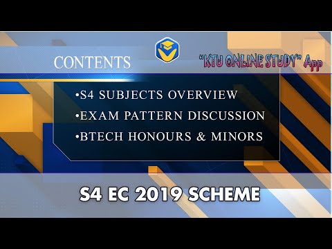 KTU 19 SCHEME - S4  OVERVIEW - ELECTRONICS & COMMUNICATION - BTECH HONOURS EXPLAINED- KOS APP