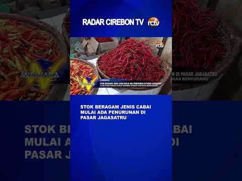 Stok Beragam Jenis Cabai Mulai Ada Penurunan di Pasar Jagasatru