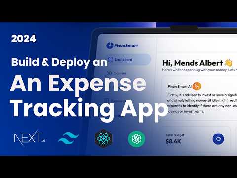 Build an Expense Tracker & Financial Advisor App with Next.js, Tailwind CSS, and Javascript