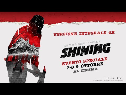 SHINING di Stanley Kubrick torna al cinema in versione integrale 4K | Evento speciale 7-8-9 ottobre