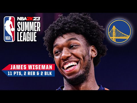 James Wiseman RETURNS!  Shows out for Warriors in 2022 NBA Summer League debut video clip
