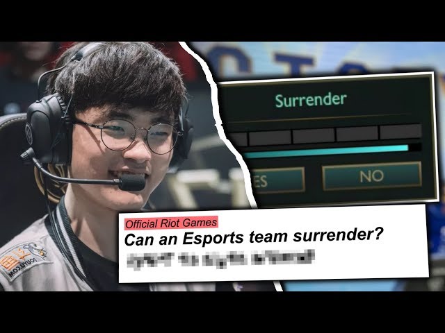 Can An Esports Team Surrender?