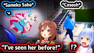 Hologirls' Reactions To Cameos in Waterpark Simulator【Hololive】