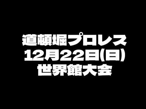 道頓堀プロレス2024 年内最終戦