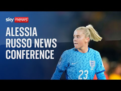 England's Alessia Russo news conference ahead of Women's World Cup final