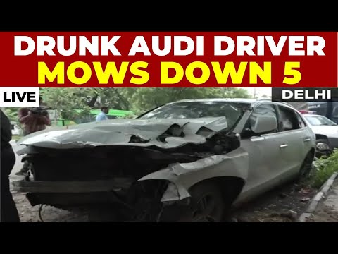 Delhi News LIVE: Drunk Audi Driver Mows Down 5 In Vasant Vihar; Arrested | India Today LIVE