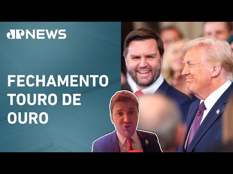 Alívio com falas de Trump na posse puxa Ibovespa | FECHAMENTO TOURO DE OURO