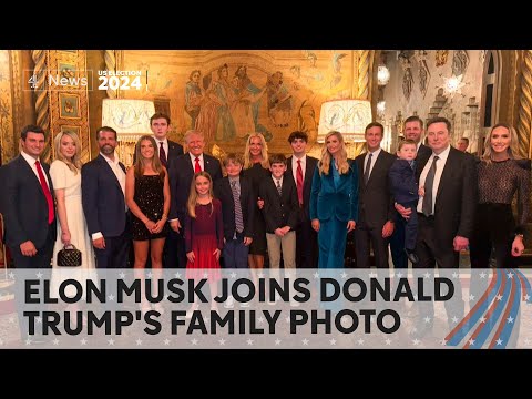 Elon Musk joins Donald Trump on first call to Zelensky - and his family photo