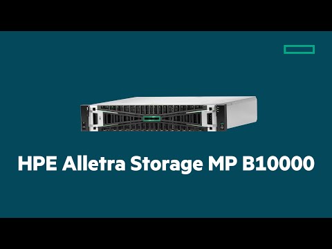 Modernize your storage experience with HPE Alletra Storage MP B10000