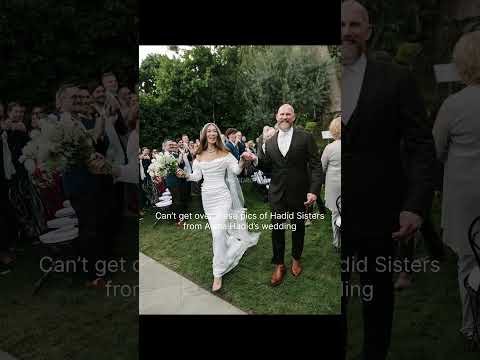 Can’t get over these pics of Hadid sisters from alana hadid wedding #gigihadid #bellahadid