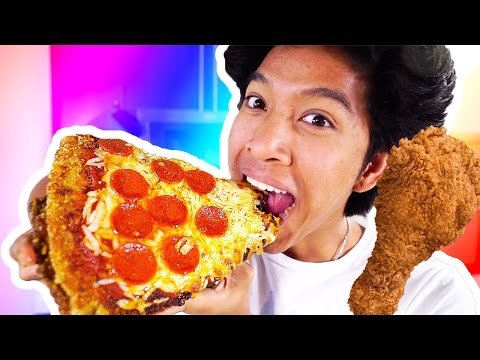 Chicken Nugget PIZZA!!!! DIY HOW TO MAKE!!! - UCxSklFRi7f0arLqjBWScTzA